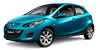 Mazda 2: Supplementary Restraint System Components - SRS Air Bags - Essential Safety Equipment - Mazda2 Owners Manual