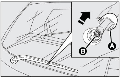 Changing the rear window blade