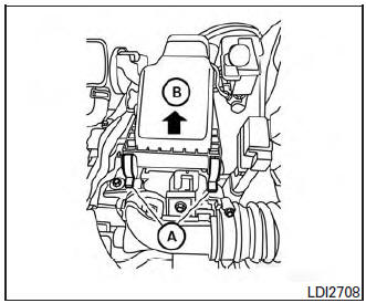 Nissan Micra. Air cleaner