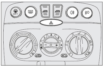 Fiat Punto: Controls - Dashboard and controls Fiat Owners Manual