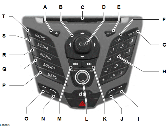 Ford Fiesta. Audio unit - Vehicles With: AM/FM/CD/SYNC