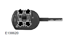 Ford Fiesta. Integrated Keyhead Transmitter