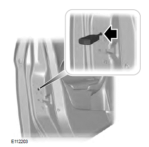 Ford Fiesta. Emergency Locking With the Key