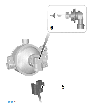 Ford Fiesta. Changing a Bulb