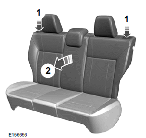 Ford Fiesta. Rear Seats