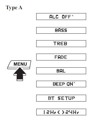 Bluetooth ® audio device set-up