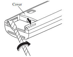 Replacing the key battery