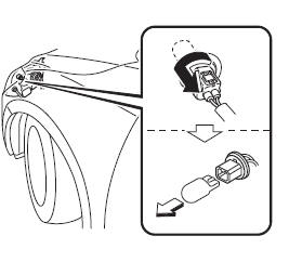 Running lights/Position lights (With halogen headlights)*