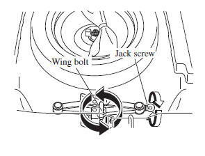 To remove the jack