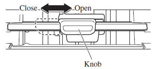 Air vent open/close