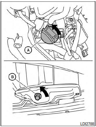 Nissan Micra. Changing engine oil