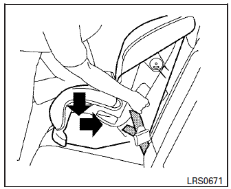 Nissan Micra. Forward-facing – step 4