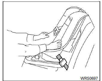 Nissan Micra. Forward-facing – step 6