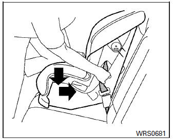 Nissan Micra. Forward-facing – step 6