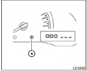 Nissan Micra. Instrument brightness control