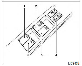 Nissan Micra. Power windows