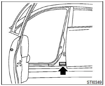 Nissan Micra. C.M.V.S.S. certification label