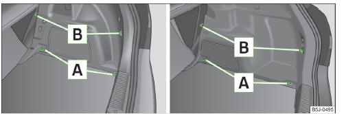 Fig. 61 Boot: Lashing eyes and fastening elements