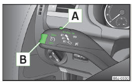 Fig. 114 Stalk: Use cruise control