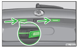 Fig. 161 Boot lid: Licence plate light