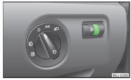 Fig. 41 Dash panel: Lights and visibility