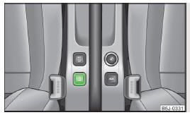 Fig. 116 Button for the START-STOP system