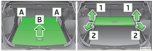 Fig. 68 Fold up variable loading floor/remove