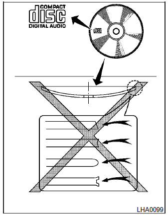 Nissan Micra. Audio operation precautions