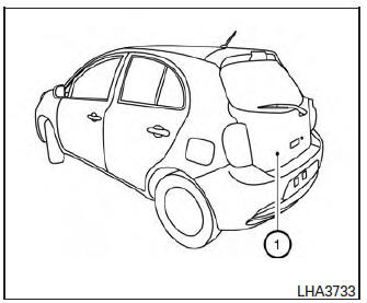 Nissan Micra. RearView Monitor system operation